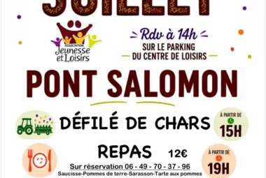 Fête au village de Pont-Salomon